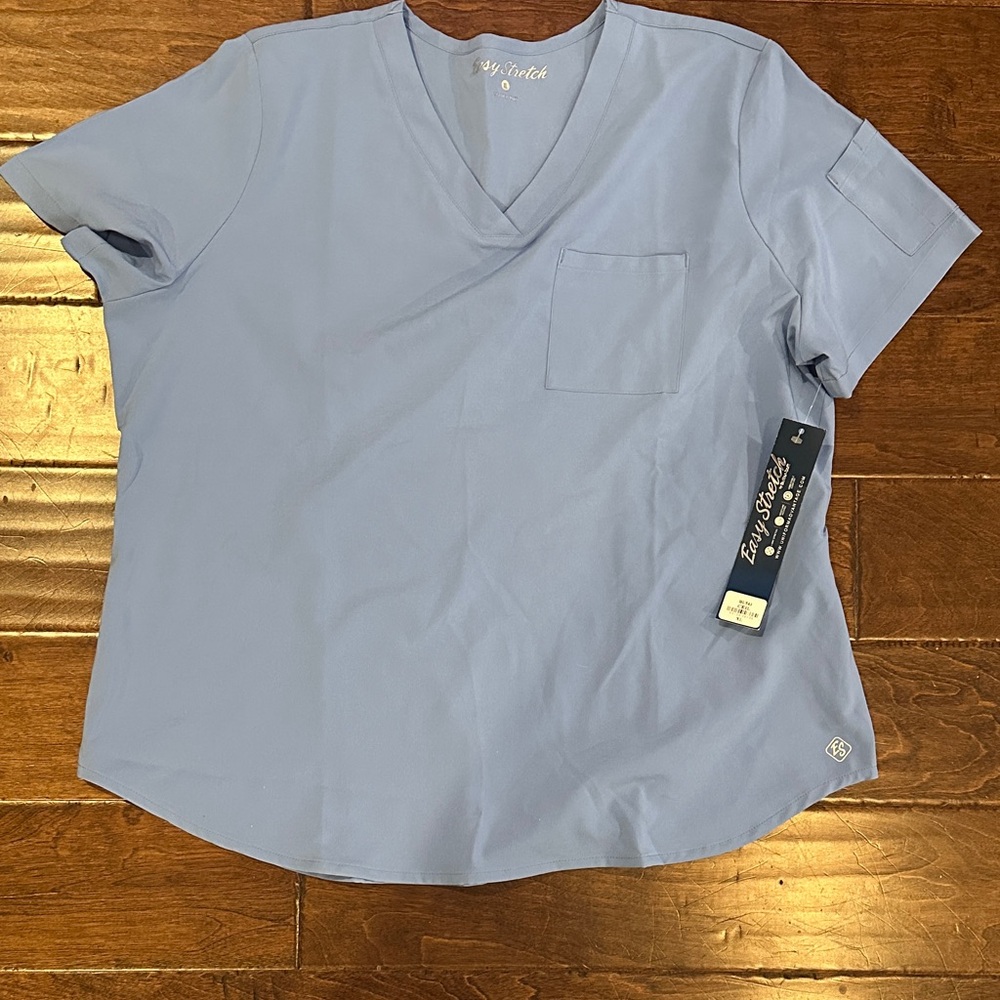 Ceil blue scrub top
